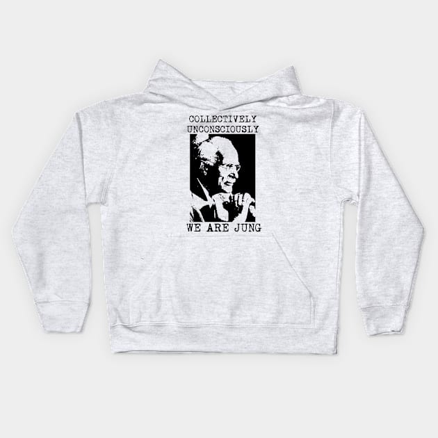 Carl Jung - A Different Kind of Fun Kids Hoodie by NeverBob